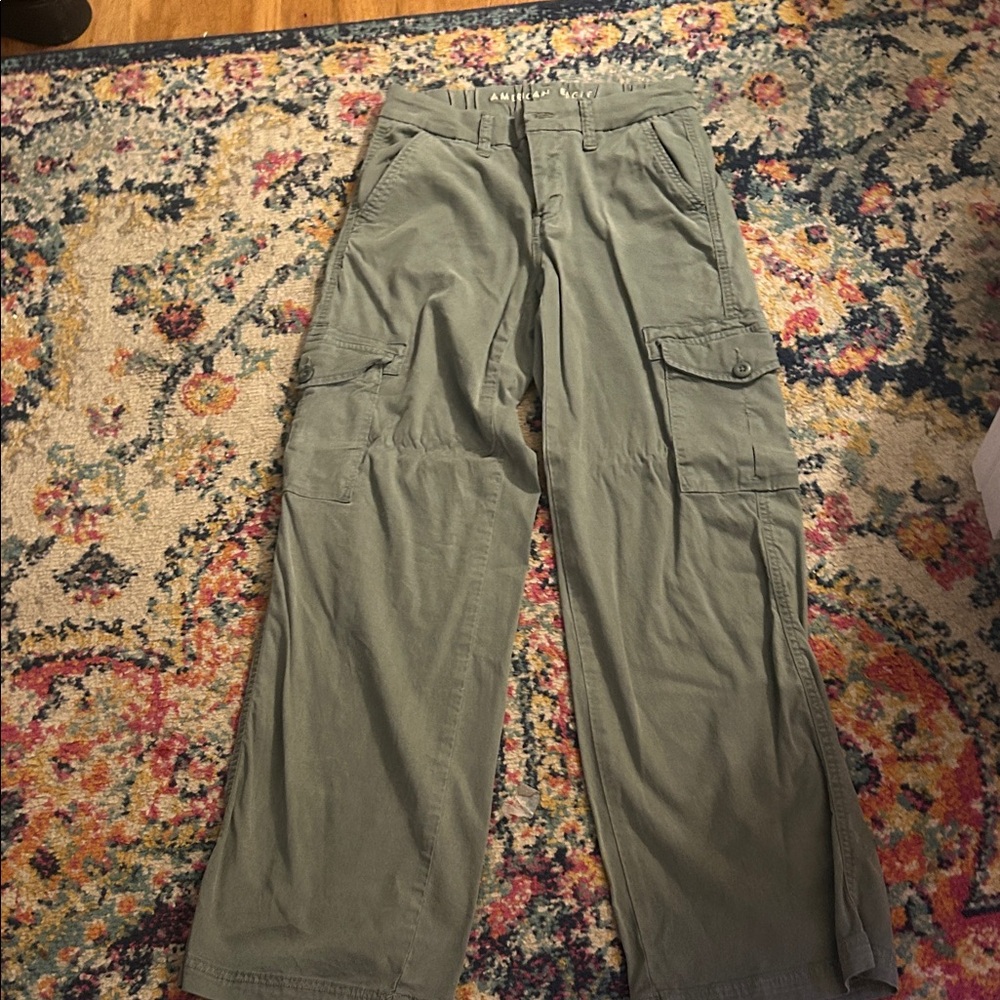 American Eagle Outfitters women Cargo Pants in Sage